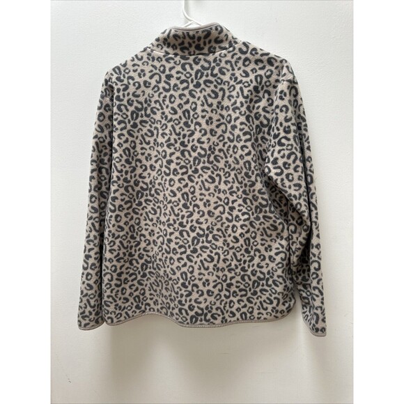 32 Degree Heat Half Button Down Animal Print Fleece Pullovers - Picture 2 of 3